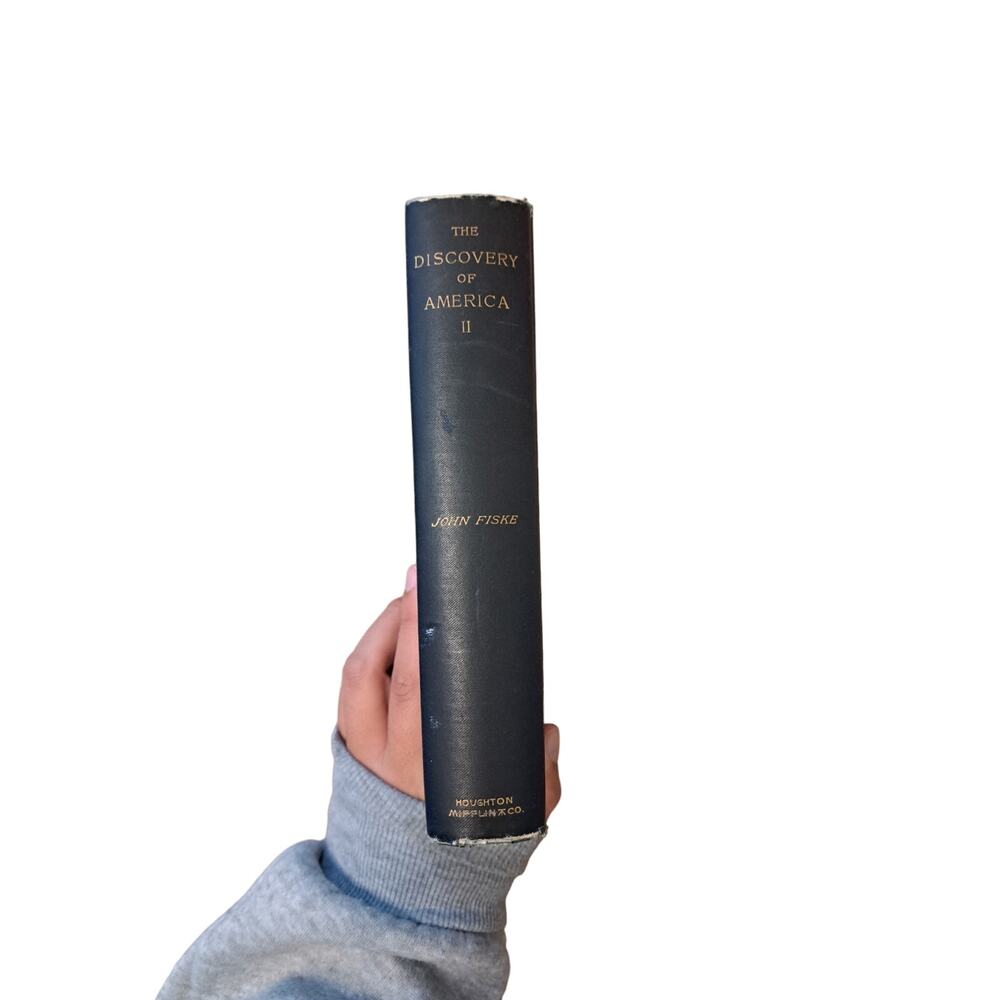 The Discovery of America John Fiske Vol II Riverside Press 1895 - Picture 2 of 9